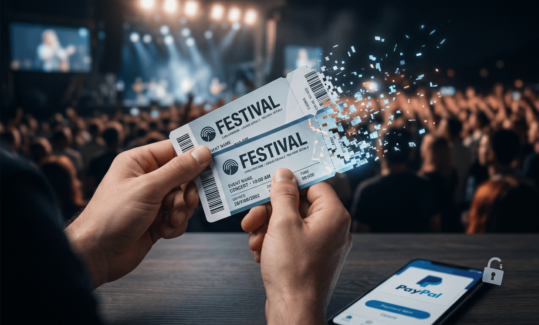 Suspicious ticket listing on resale site